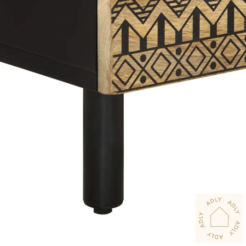 Skjenk 60X33,5X75 Cm Grovt Heltre Mangotre