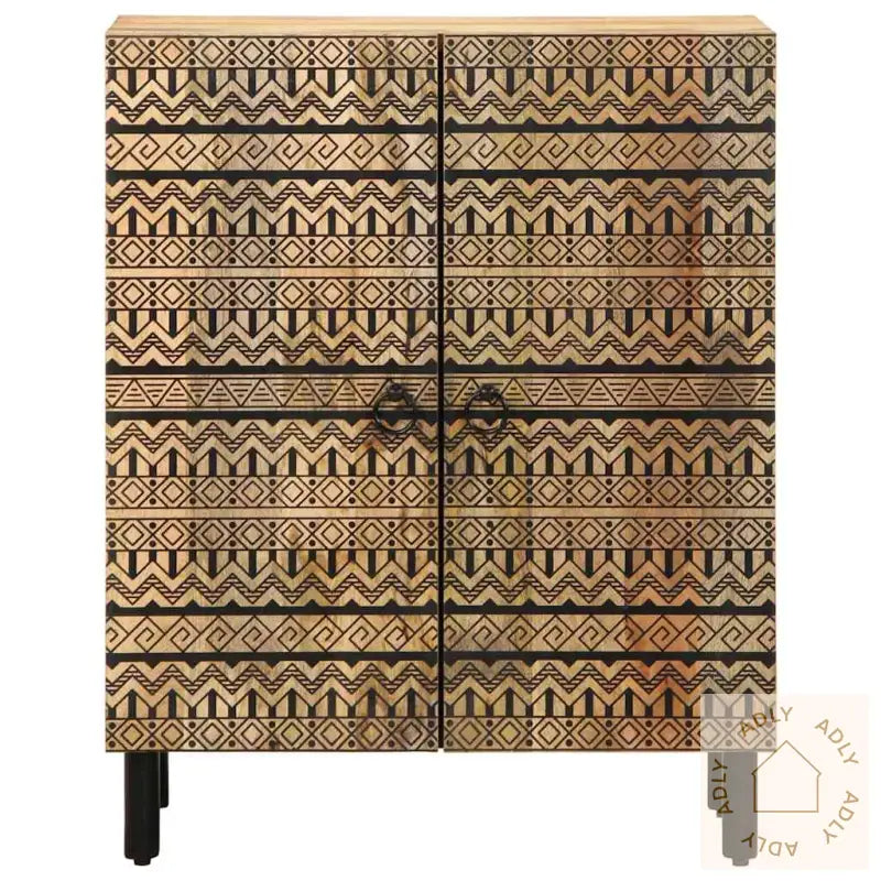 Skjenk 60X33,5X75 Cm Grovt Heltre Mangotre