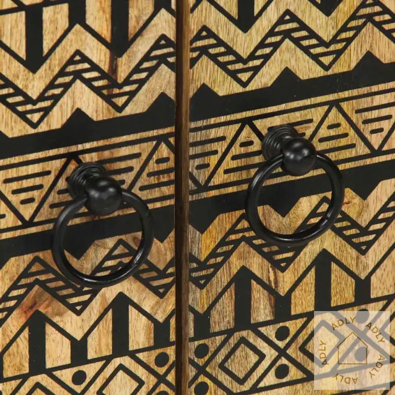 Skjenk 60X33,5X75 Cm Grovt Heltre Mangotre