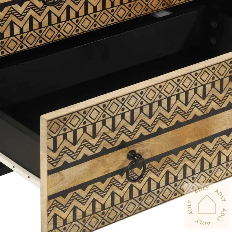 Skjenk 60X33,5X75 Cm Grovt Heltre Mangotre