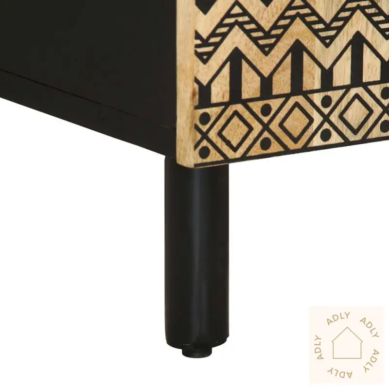 Skjenk 60X33,5X75 Cm Grovt Heltre Mangotre