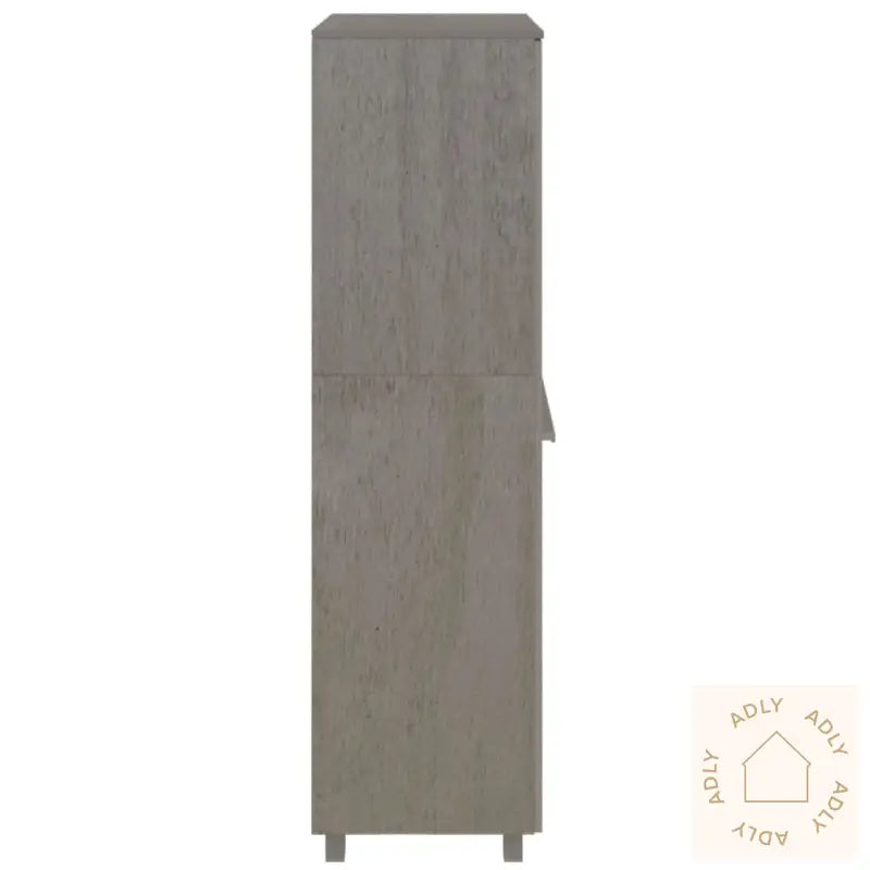 Garderobe Hamar Lysegrå 89X50X180 Cm Heltre Furu