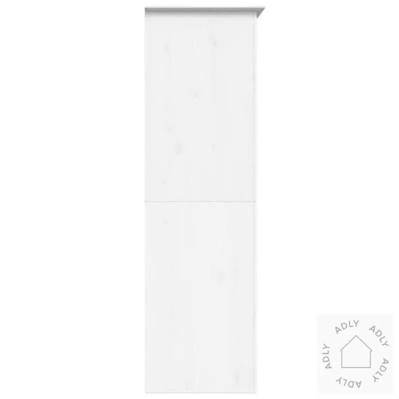 Garderobe Bodo Hvit 99X53,5X173 Cm Heltre Furu
