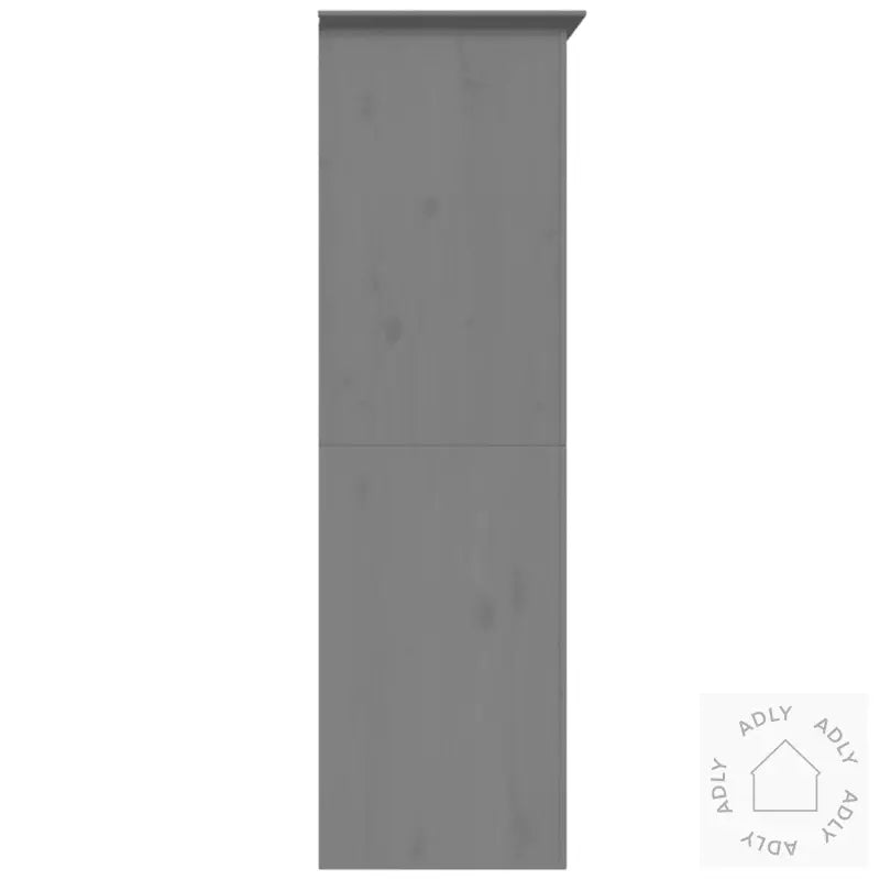 Garderobe Bodo Grå 99X53,5X173 Cm Heltre Furu