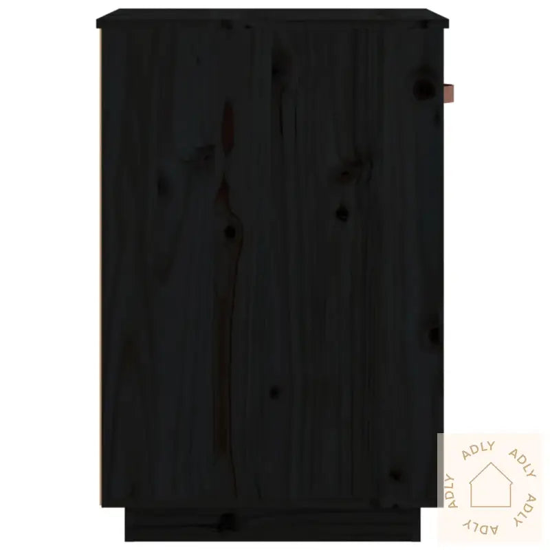 Skap Til Skrivebord Svart 40X50X75 Cm Heltre Furu