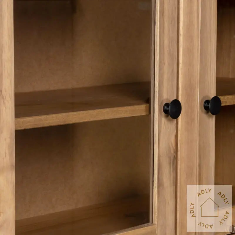 Highboard 93X40,5X180 Cm Heltre Furu Panama Range