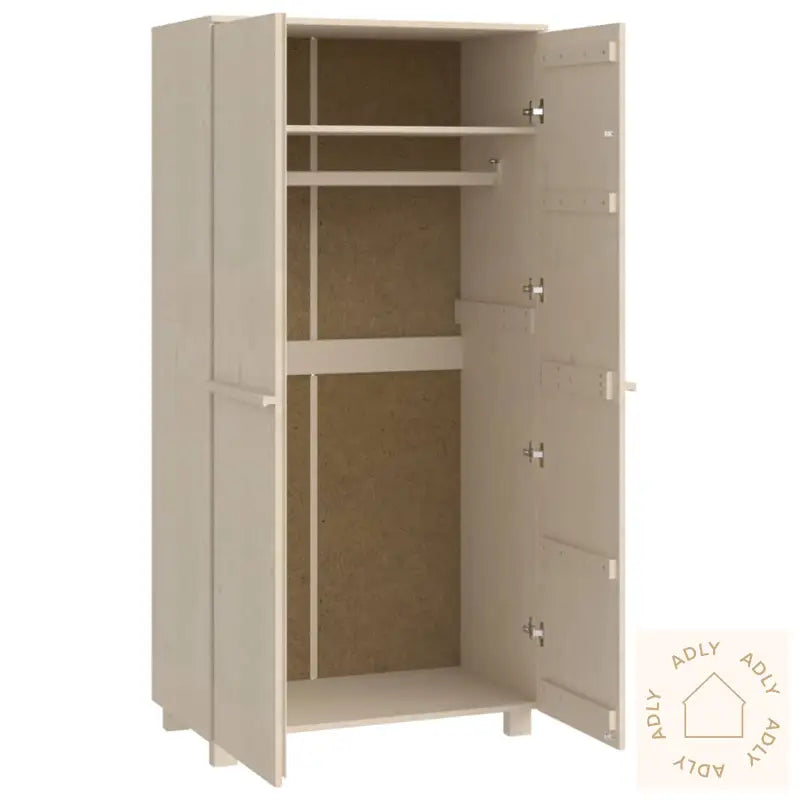 Garderobe Hamar Honningbrun 89X50X180 Cm Heltre Furu
