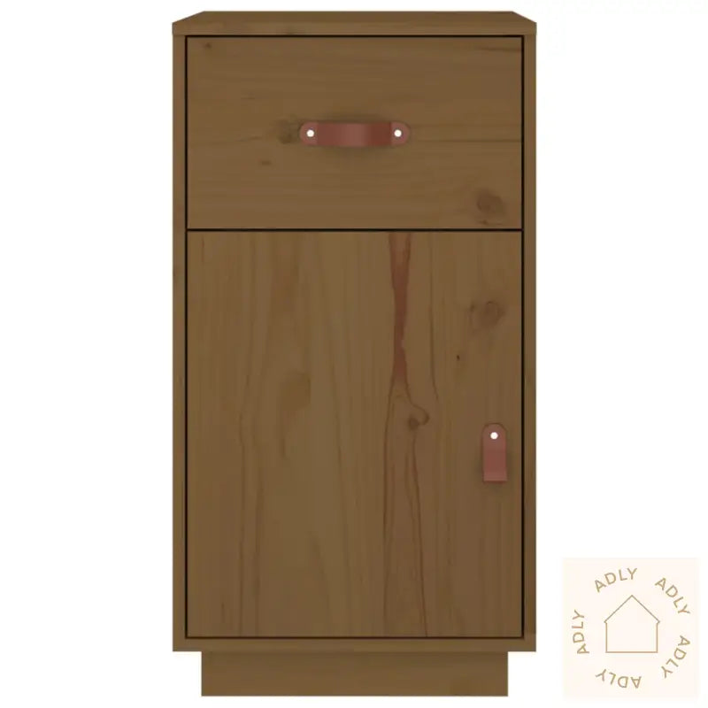 Skap Til Skrivebord Honningbrun 40X50X75 Cm Heltre Furu