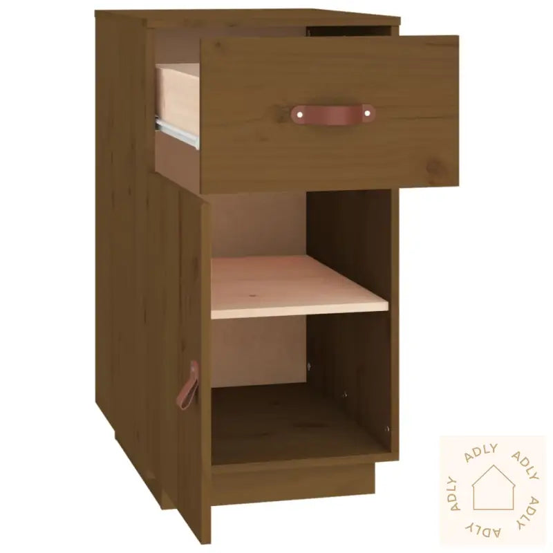 Skap Til Skrivebord Honningbrun 40X50X75 Cm Heltre Furu