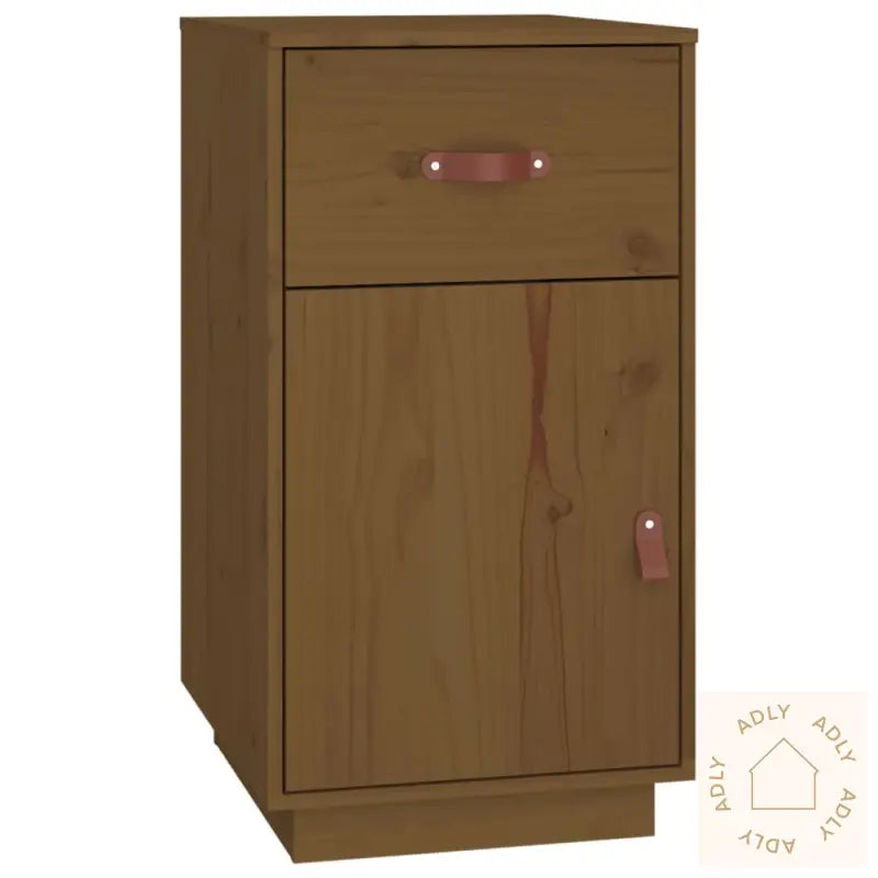 Skap Til Skrivebord Honningbrun 40X50X75 Cm Heltre Furu
