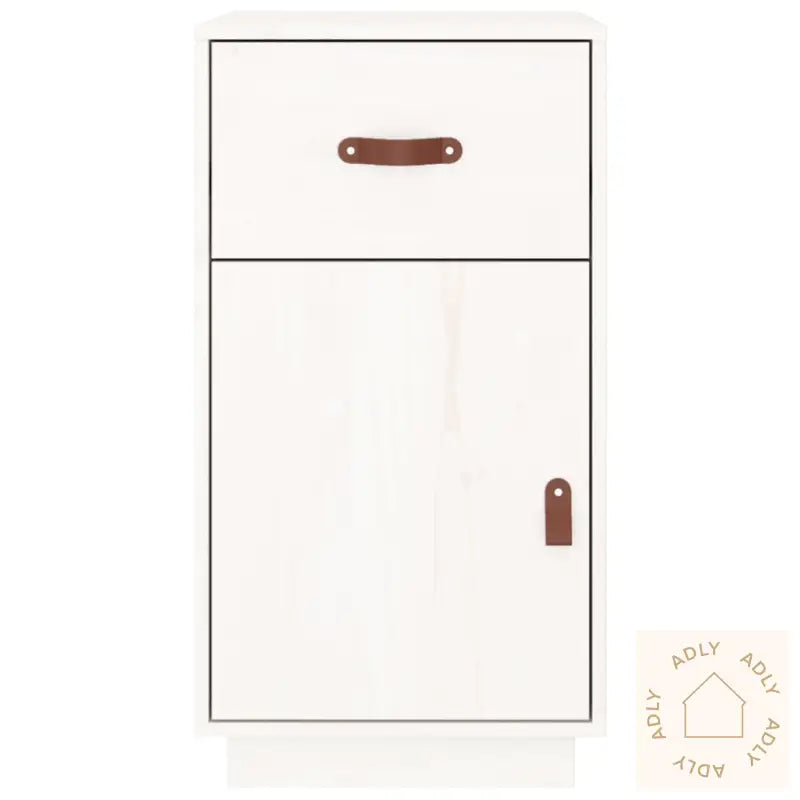 Skap Hvit 40X50X75 Cm Heltre Furu