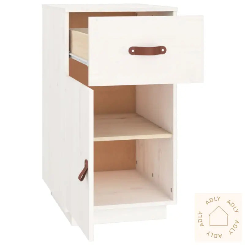 Skap Hvit 40X50X75 Cm Heltre Furu