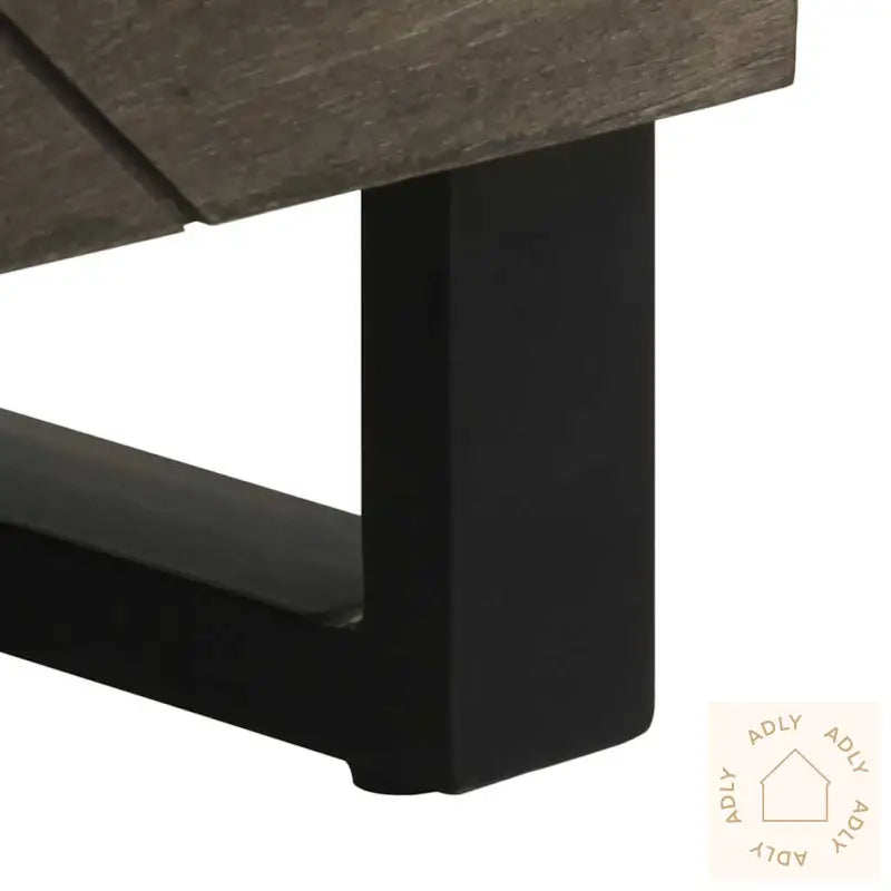 Skjenker 2 Stk Svart 60X33X75 Cm Heltre Mango