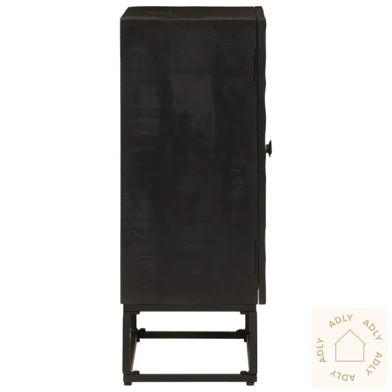 Skjenk Svart 55X30X76 Cm Heltre Mango Og Jern