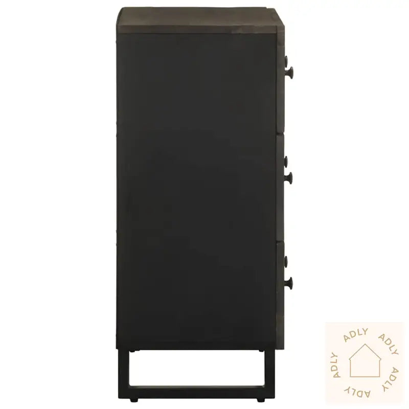 Skjenk Svart 60X33X75 Cm Heltre Mango