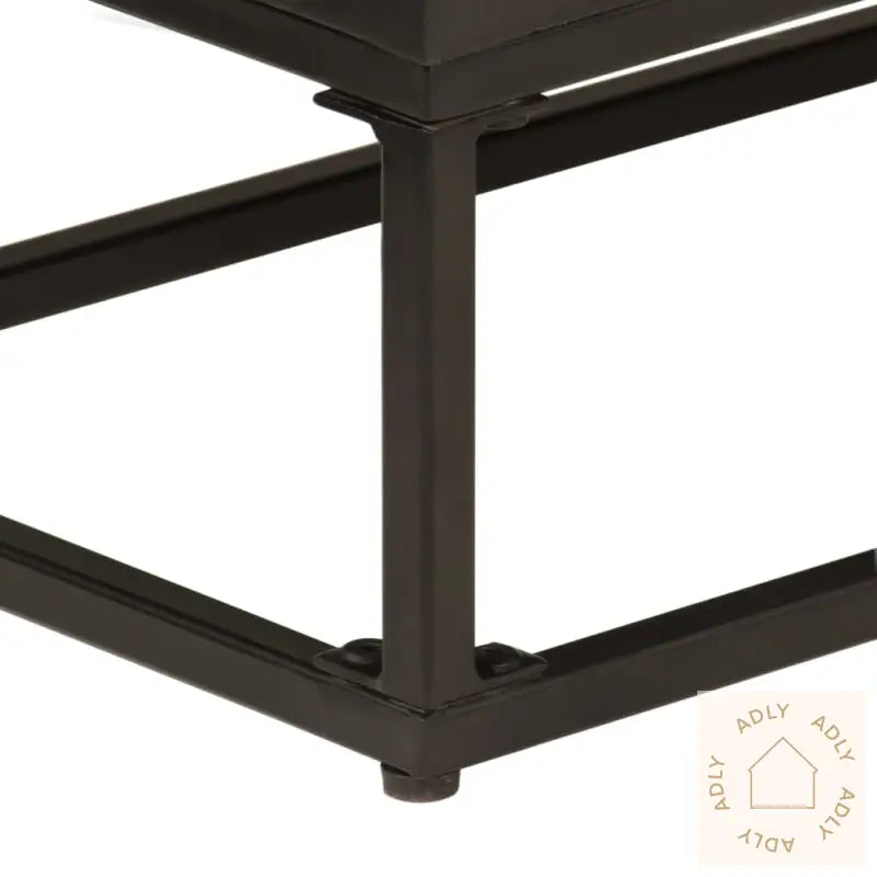 Skjenk Svart 55X30X76 Cm Heltre Mango Og Jern