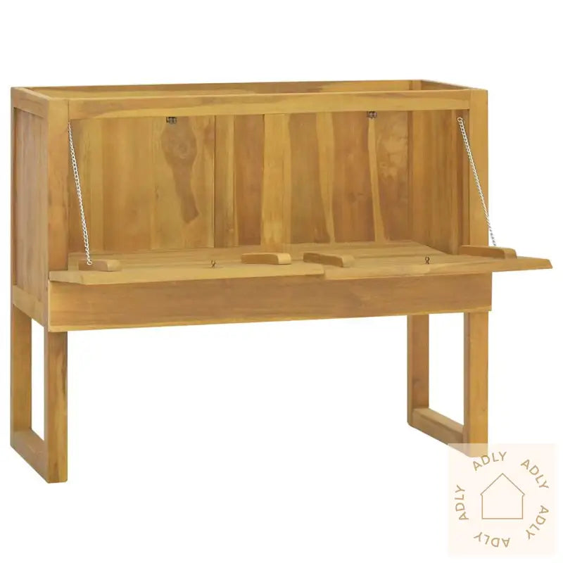 Baderomsskap 90X40X75,5 Cm Heltre Teak