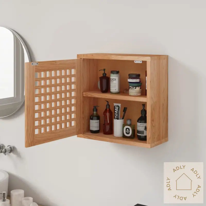 Veggskap 42X18X42 Cm Heltre Valnøtt