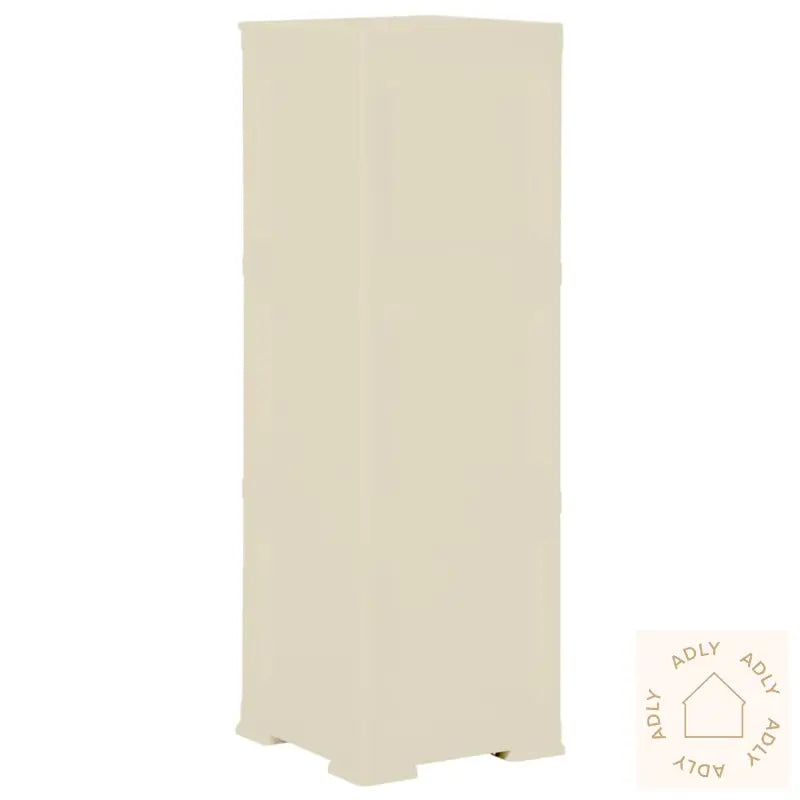 Plastskap 40X43X125 Cm Tredesign Hvit Angora
