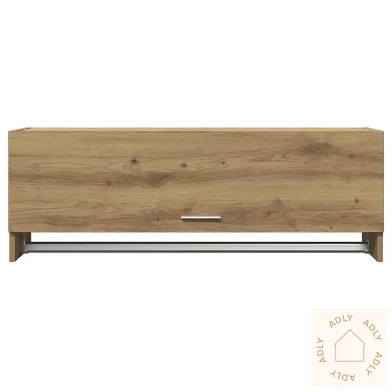 Garderobe Artisan Eik 100X32,5X35 Cm Konstruert Tre