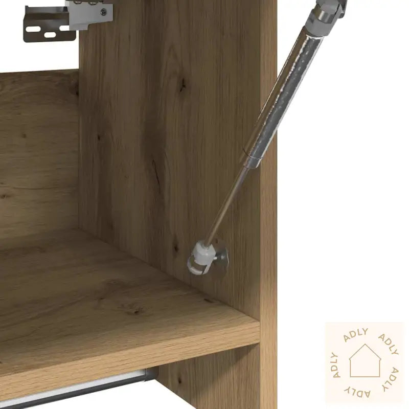 Garderobe Artisan Eik 70X32,5X35 Cm Konstruert Tre