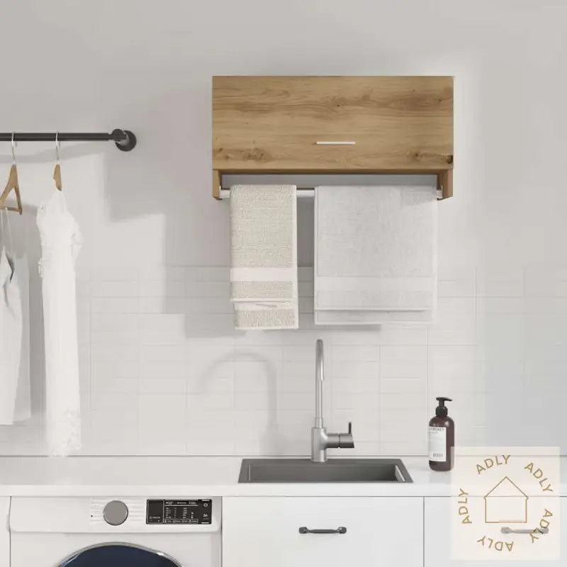 Garderobe Artisan Eik 70X32,5X35 Cm Konstruert Tre
