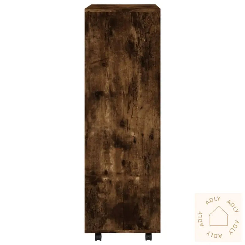 Garderobe Røkt Eik 80X40X110 Cm Konstruert Tre