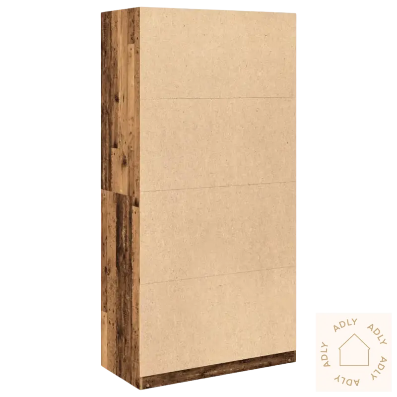 Rectangular garderobeskap med høy kvalitet og kompakt design, passer til hagemøbler