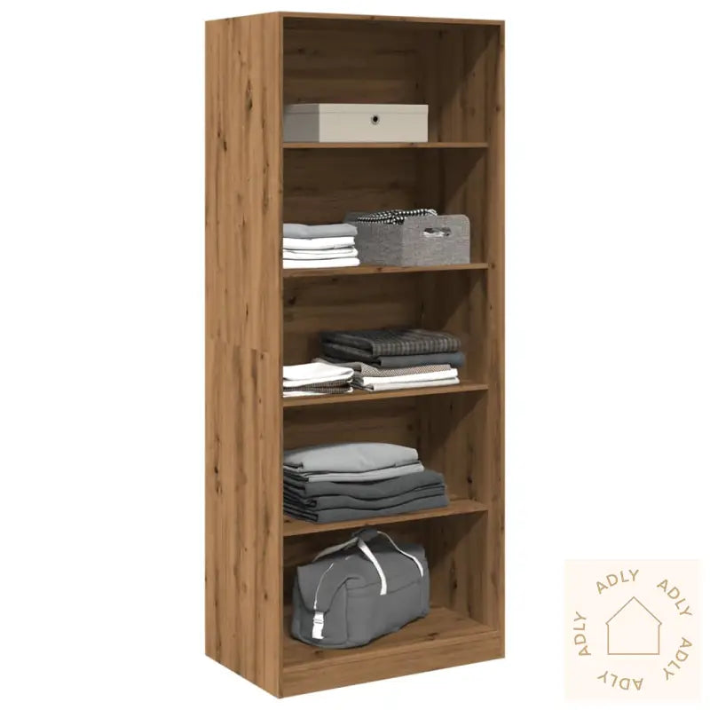 Garderobe Artisan Eik 80X50X200 Cm Konstruert Tre