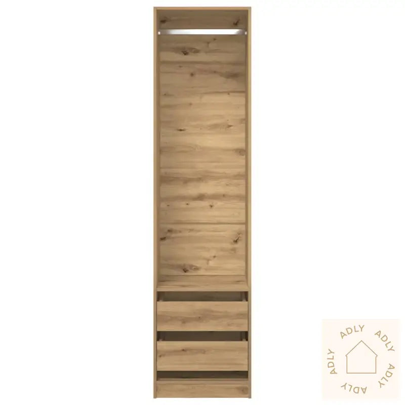 Garderobe Artisan Eik 50X50X200 Cm Konstruert Tre