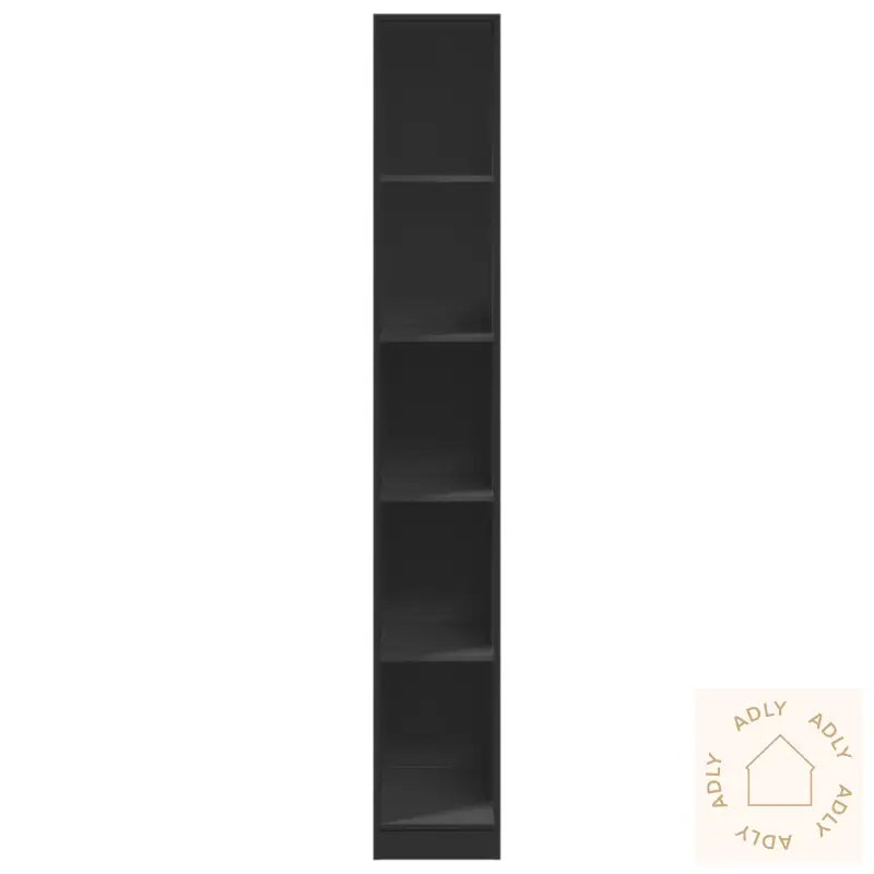 Garderobe Svart 30X50X200 Cm Konstruert Tre