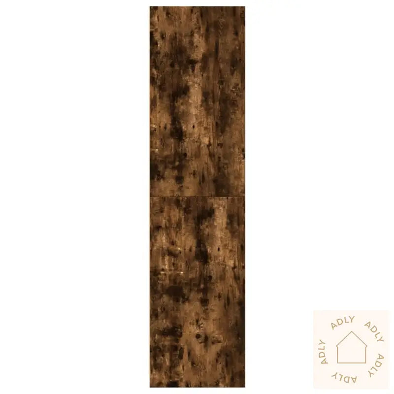 Garderobe Røkt Eik 100X50X200 Cm Konstruert Tre