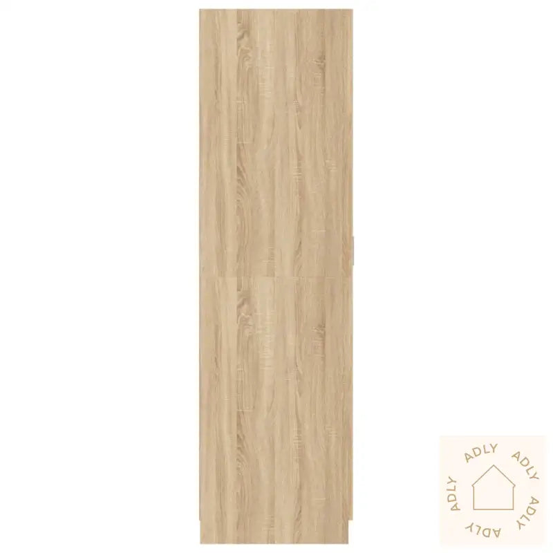 Garderobe Sonoma Eik 80X52X180 Cm Konstruert Tre