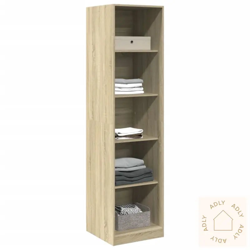 Garderobe Sonoma Eik 50X50X200 Cm Konstruert Tre