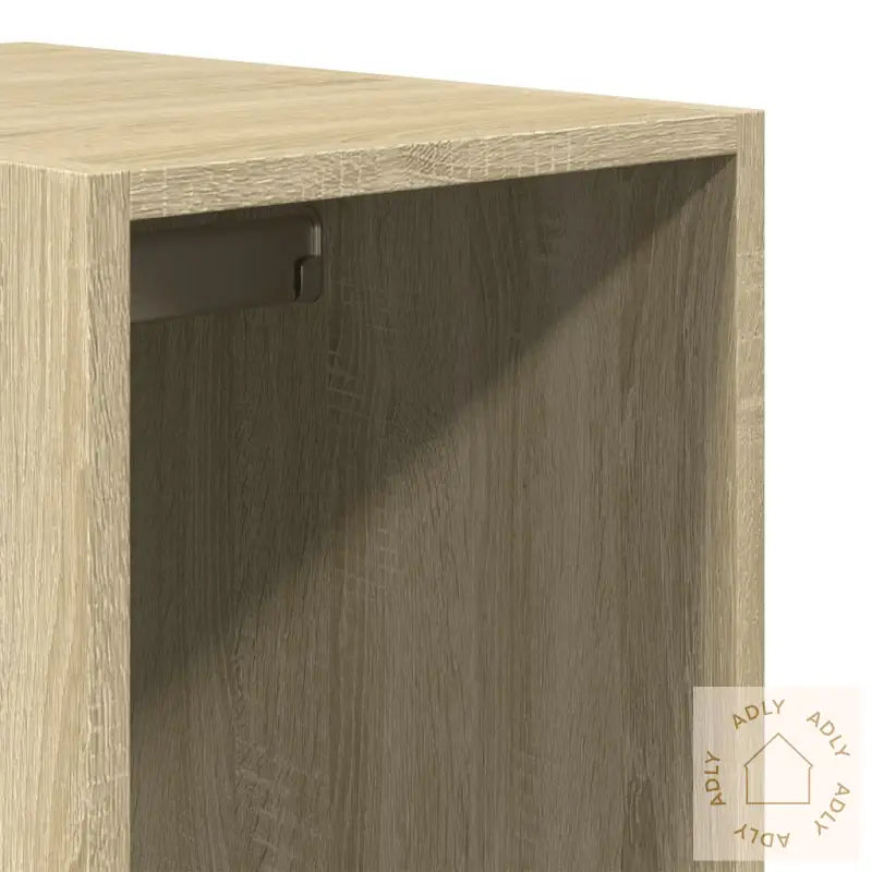 Garderobe Sonoma Eik 30X50X200 Cm Konstruert Tre