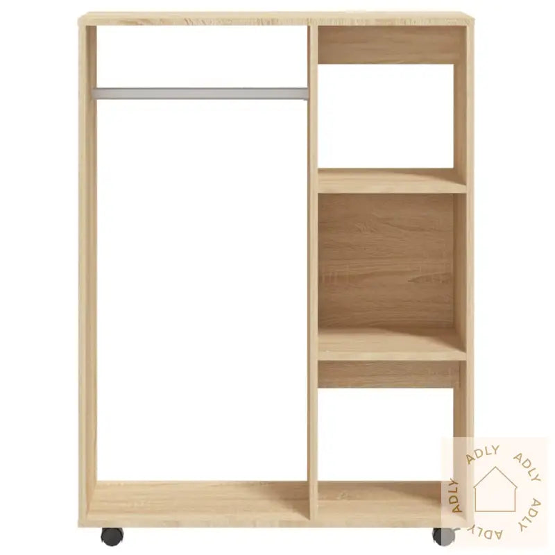 Garderobe Sonoma Eik 80X40X110 Cm Konstruert Tre