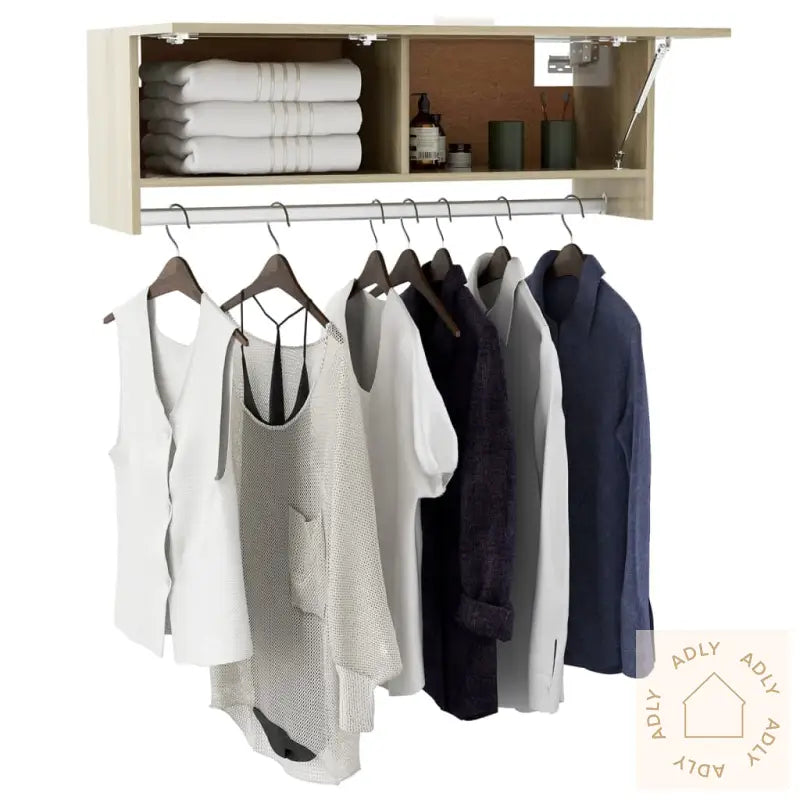 Garderobe Sonoma Eik 100X32,5X35 Cm Konstruert Tre