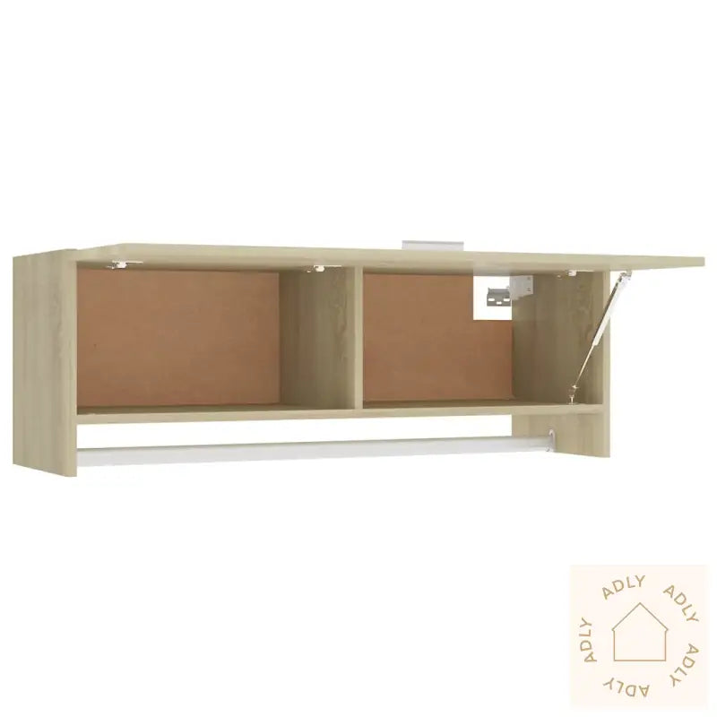 Garderobe Sonoma Eik 100X32,5X35 Cm Konstruert Tre