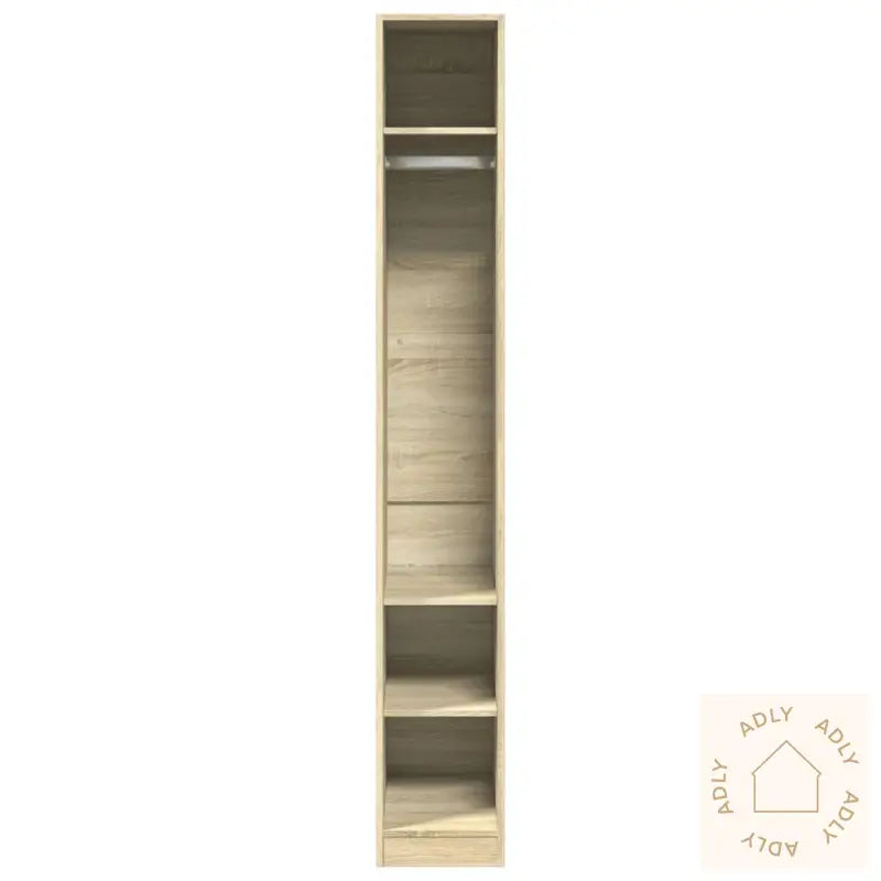 Garderobe Sonoma Eik 30X50X200 Cm Konstruert Tre
