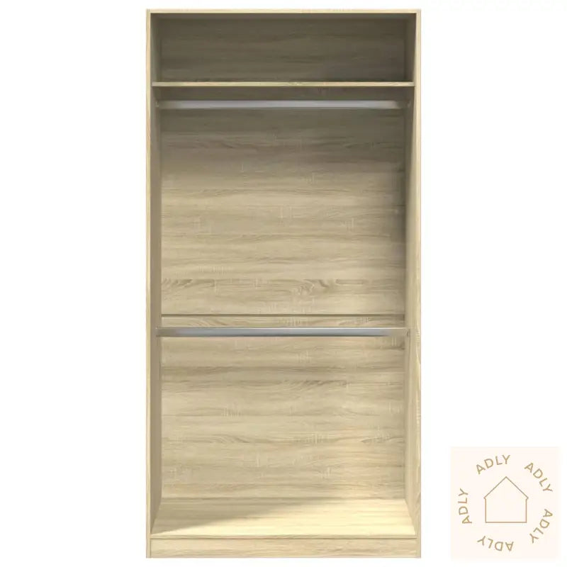Garderobe Sonoma Eik 100X50X200 Cm Sponplate