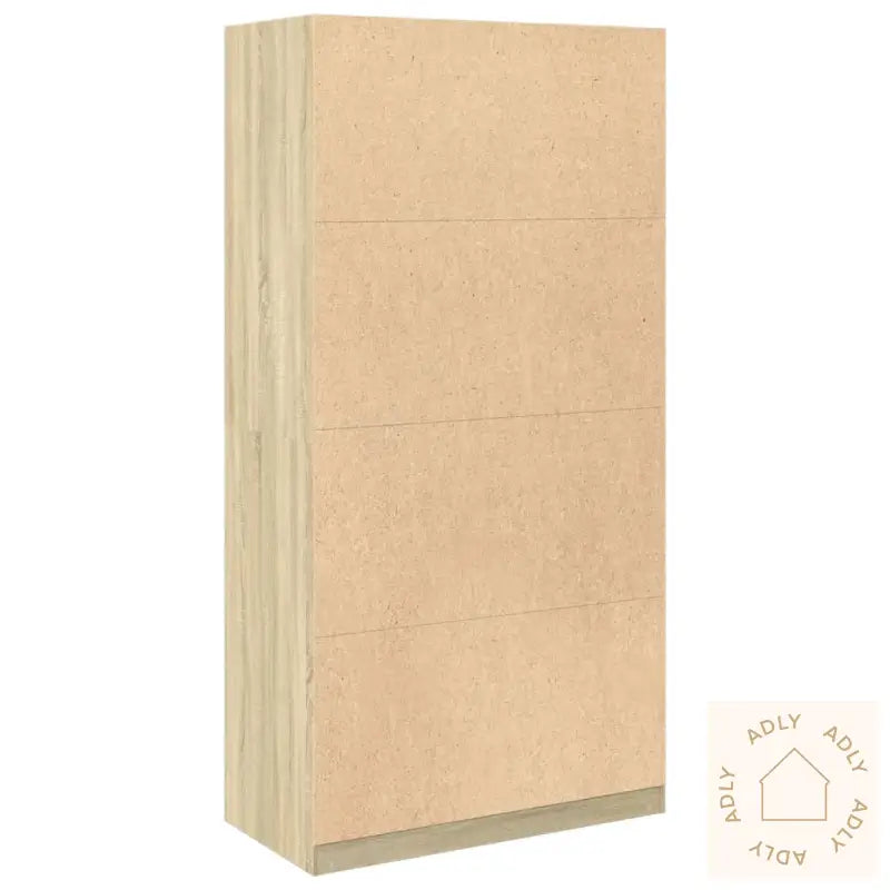 Garderobe Sonoma Eik 100X50X200 Cm Sponplate