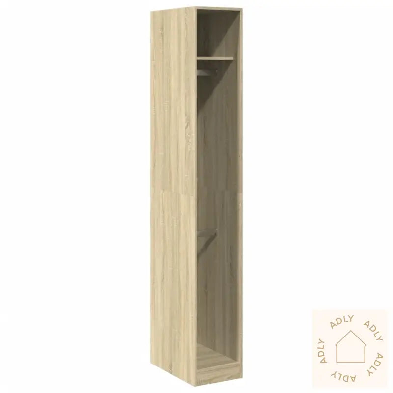 Garderobe Sonoma Eik 30X50X200 Cm Konstruert Tre