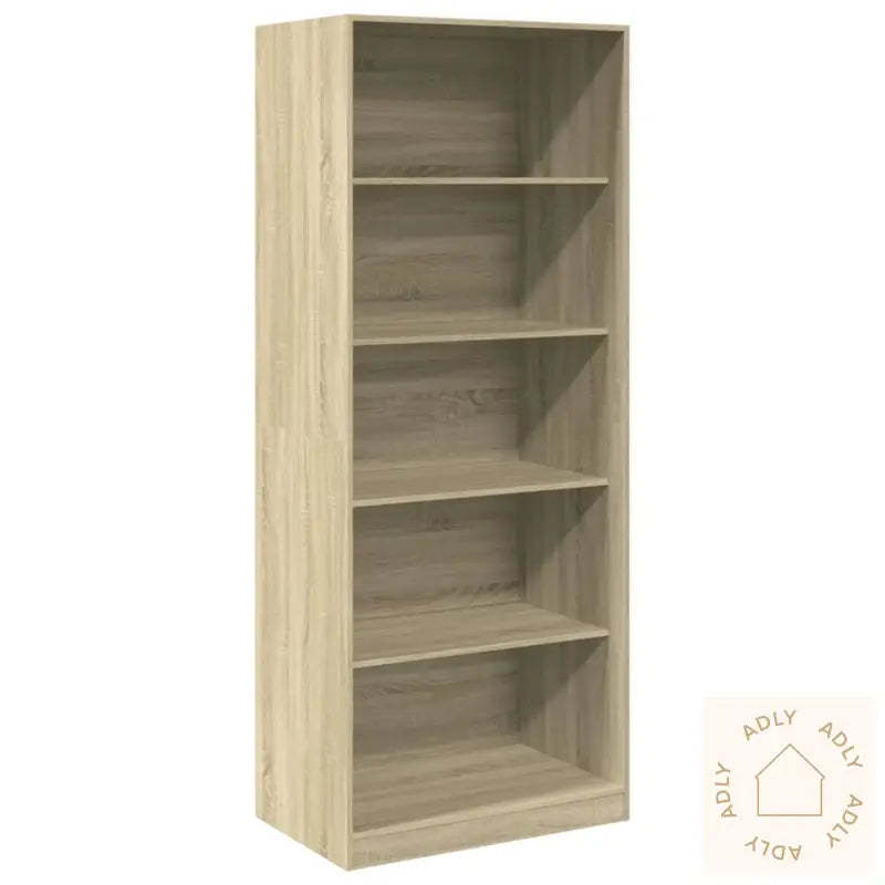 Garderobe Sonoma Eik 80X50X200 Cm Konstruert Tre