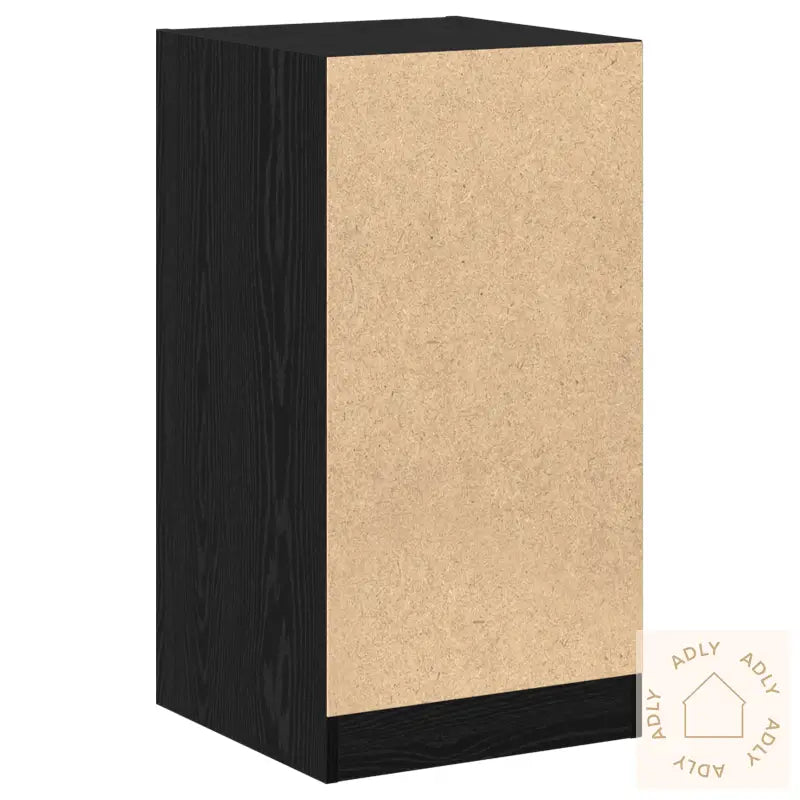 Apothecary Cabinet Svart Eik 40X41X77,5 Cm Konstruert Tre