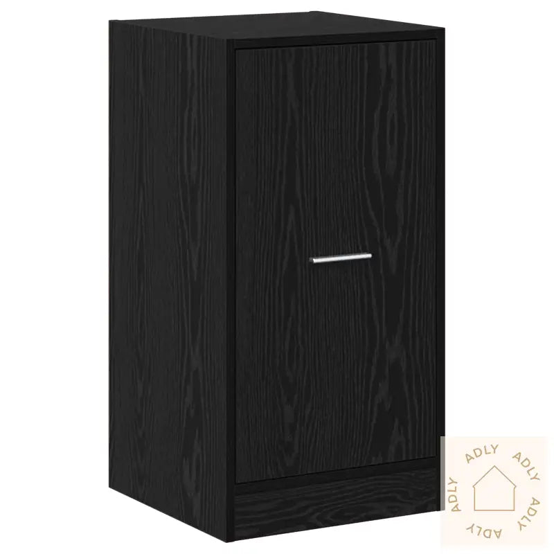 Apothecary Cabinet Svart Eik 40X41X77,5 Cm Konstruert Tre