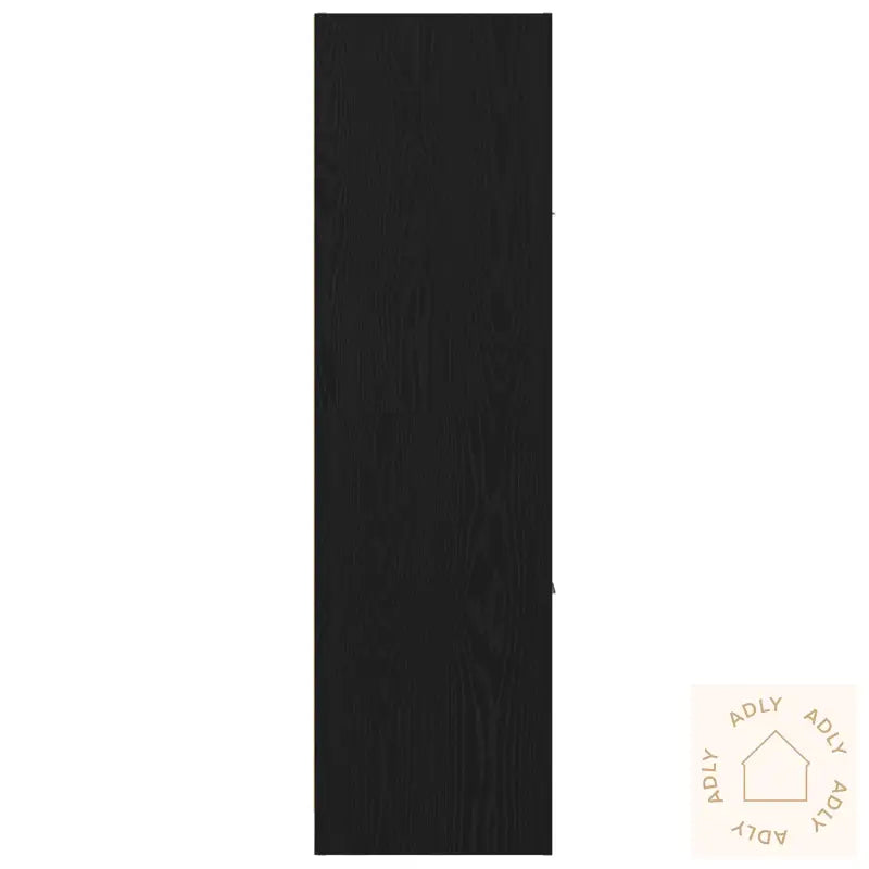 Apotekskap Svart Eik 40X41X144.5 Cm Konstruert Tre