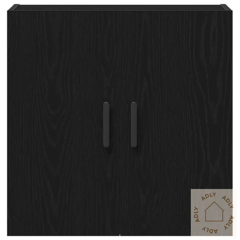 Veggskap Svart Eik 60X31X60 Cm Konstruert Tre