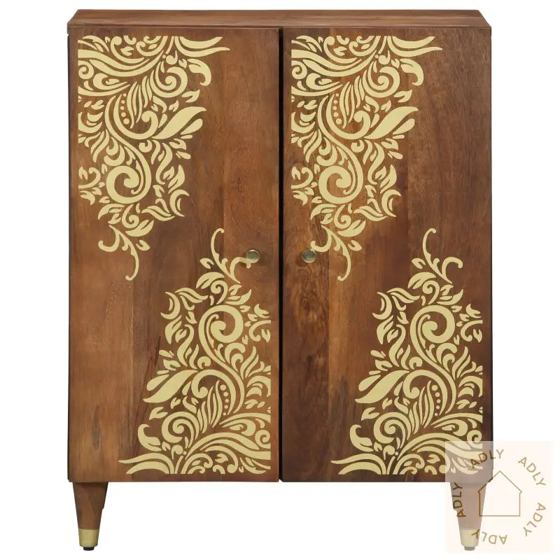 Sideboard 60X33X75 Cm Solid Wood Mango
