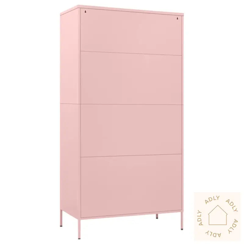 Garderobe Rosa 90X50X180 Cm Stål