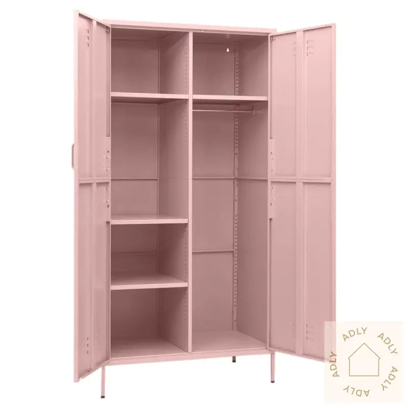 Garderobe Rosa 90X50X180 Cm Stål